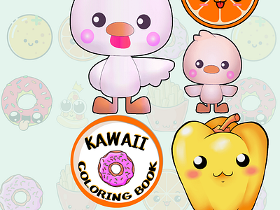 Kawaii Coloring Book