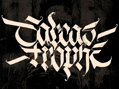 Sarcastrophe 5thegraychapter calligraffiti calligraphy lettering pltnk print sarcastrophe slipknot symmetry каллиграфия леттеринг