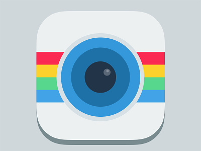 Instagram flat icon flat france free freebies icon icons instagram ios ios 7 iphone redesign