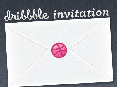 Dribbble Invitation card dribbble france inviation letter