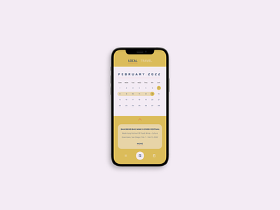 Date Picker app creative design graphic minimal typography ui ux