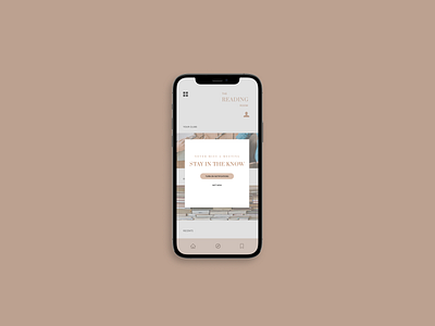 Modal app book book app creative design graphic minimal modal modal design modal window readingapp typography ui