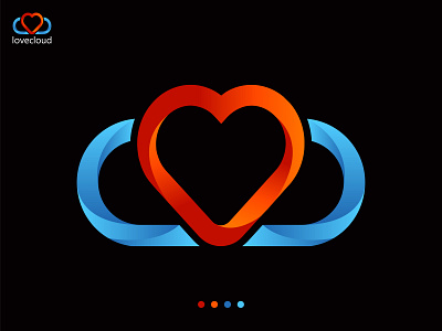 Lovecloud Logo Design icon - Lovecloud logo design concept