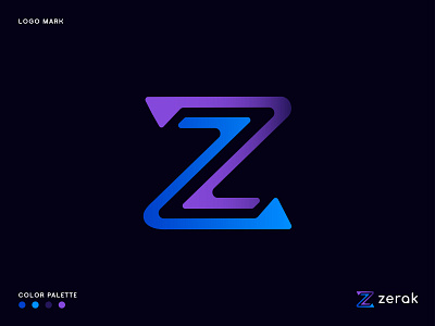 Z Modern App Logo Design Icon