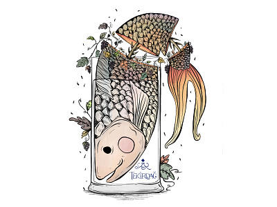 Raki Fish art design digital digitalart draw drawing fish illustration raki sketch