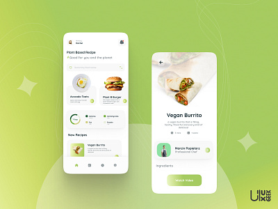 Plant-based recipe | Mobile App