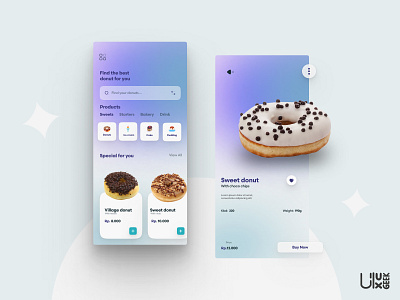 Donuts App | Mobile app donuts app ecommerce app figma food food app food app ui