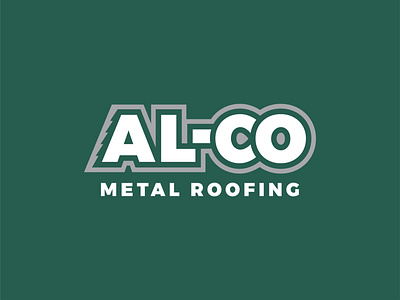 AL-CO Metal Roofing Branding branding design identity logo metal roofng