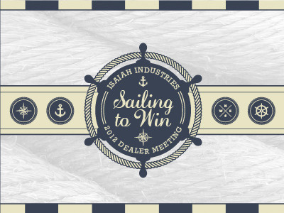 Sailing To Win Event Logo design event logo meeting sailing theme