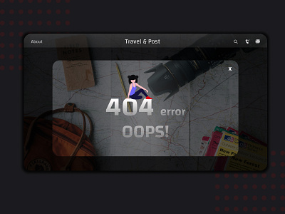 404 Error page @dailyui branding figma minimal mobile design typography ui ui design web xd design