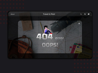 404 Error page