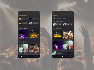 Music App @dailyui figma minimal mobile design ui ui design ux xd design
