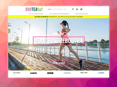 Bootea - Homepage developer development homepage homepage design limitless product page saeed mughal