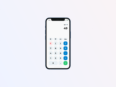 Daily UI #004 app branding calculator dailyui design figma illustration interface design interface experience iphone logo ui