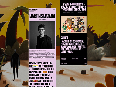 Martin Smatana | Mobile branding colours design illustration minimalism mobile design mobile version portfolio trendy typography ui ux web design