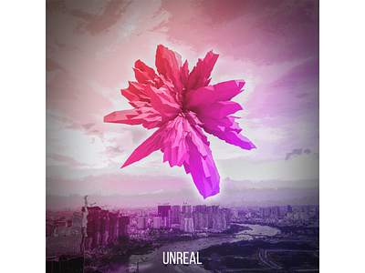 Unreal albumcover art city lowpoly music musiccover unreal view weird