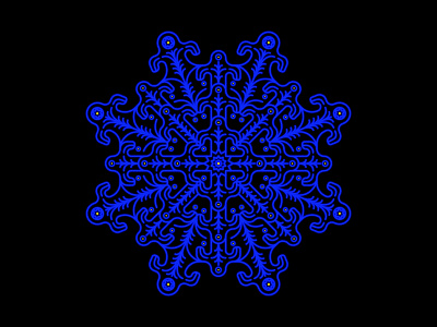 Mandaya affinity art blue illustration pattern