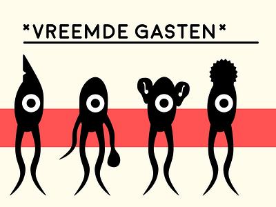 Vreemde Gasten flat quids simple sketch vreemde gasten