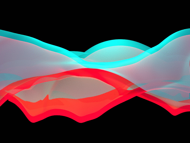 Flow 4 3d abstract animation art blender blob flow gif loop transparant weird