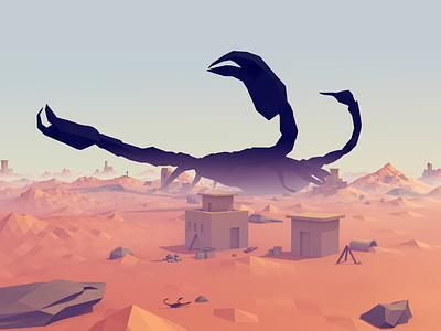 Low Poly Desert II