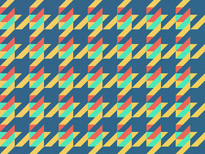 Pied De Poule V art colour houndstooth pattern sketch