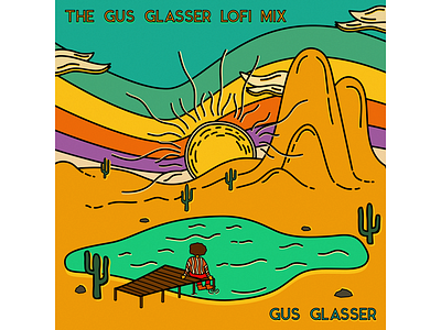 The Gus Glasser Lofi Mix affinity album art art cover gus landscape music