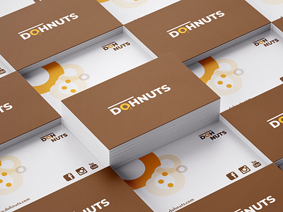 DOHNUTS business card business cards design designer graphic design logo logo design vector