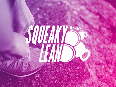 Squeaky Lean - Logo Design brand identity branding fitness logo