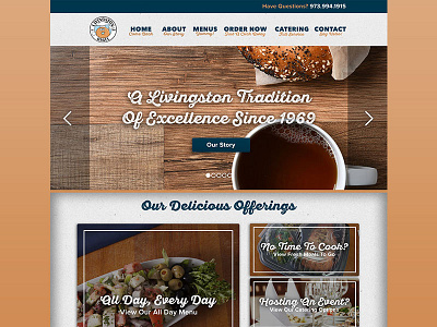 Livingston Bagel - Web Redesign