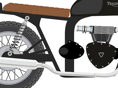 Triumph Bonneville Illustration