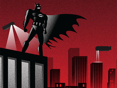 Batman Illustration batman grain illustration vector