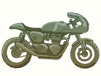 Triumph Thruxton-R Sketch