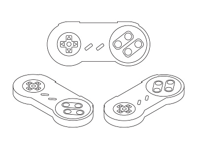 SNES Controller - Sketch 1