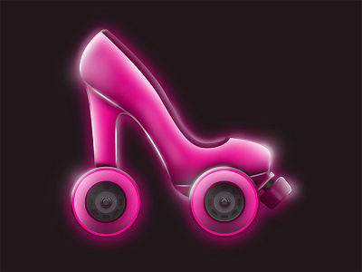 Heels On Wheels Illustration