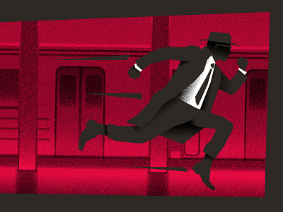 Super Secret Stealthy Spies - Train Station illustration vector