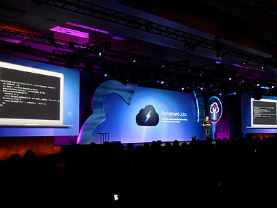 Parse Developer Day Stage cloud conference day developer facebook parse set stage