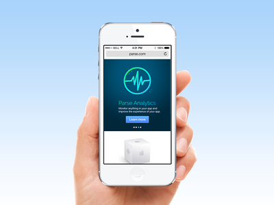 Parse mobile website redesign