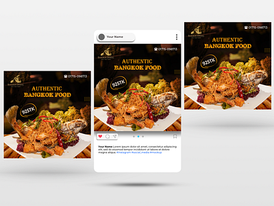 Template design ads banner facebook ads flyer design food banner food poster food template graphic design instagram post poster design template template design