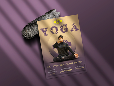 Yoga flyer template branding design flyer flyer design flyer template graphic design gym gym flyer social media yoga yoga flyer