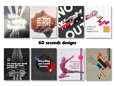 60 seconds designs usinc The Constructivist Pack