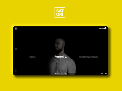 Satori Graphics - YouTuber Portfolio Website Design