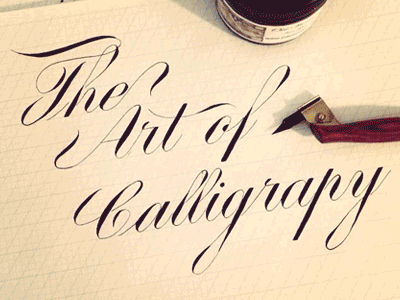 Calligraphy practice calligraphy copperplate engrossers lettering script