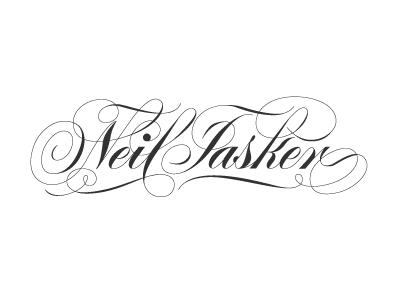 Neil T engrossers lettering script typography