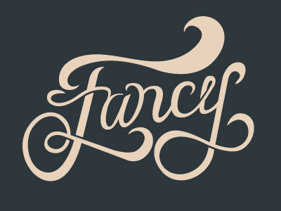 Fancy lettering