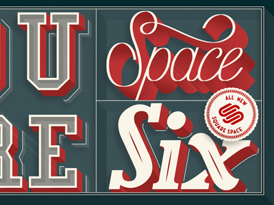 SquareSpace Six illustration lettering squarespace6 type typography