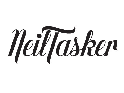 NT lettering logo type typography