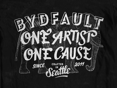 T shirt bydfault letter lettering script t shirt type typography
