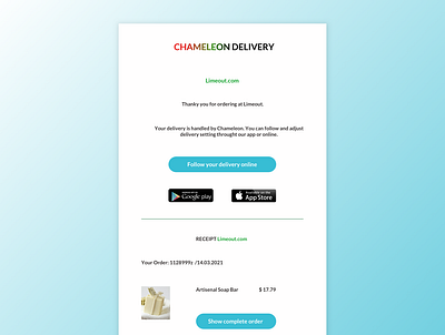 Daily UI #017 dailyui dailyuichallenge receipt