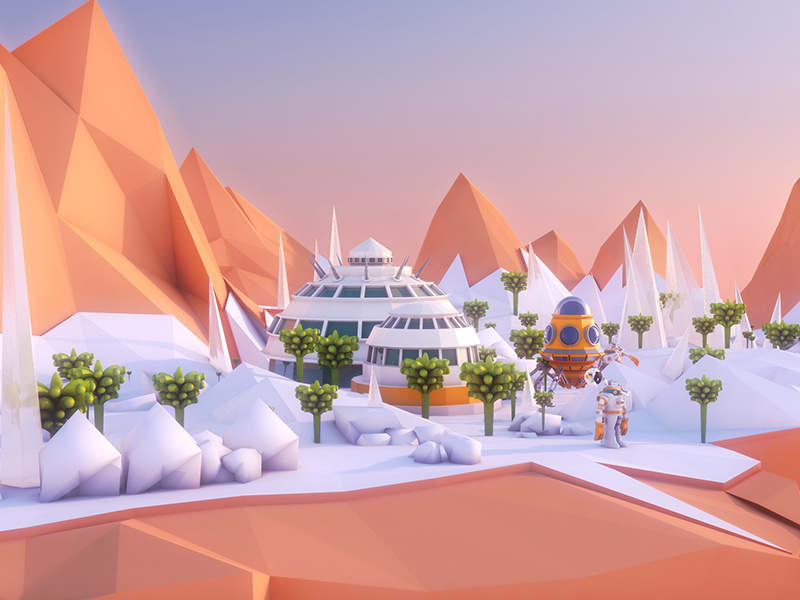 Twilight of the Planet B5038 illustrations design 3d childrens illustration