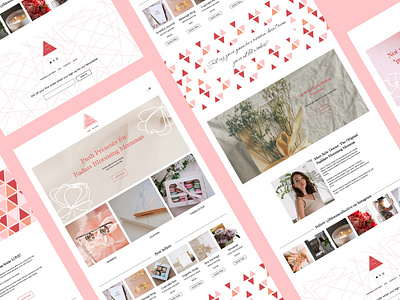 Feminine E-Commerce Website Design